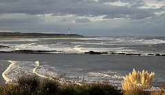 Covesea Lighthouse from West Beach, Lossiemouth on a stormy winter 5187558077 o