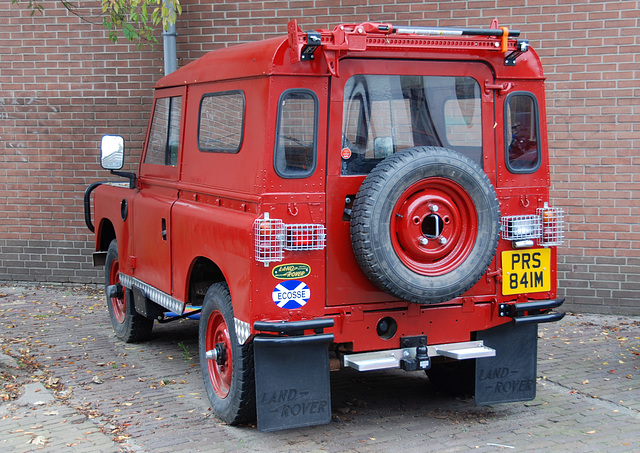 Scottish Land Rover in Leiden...