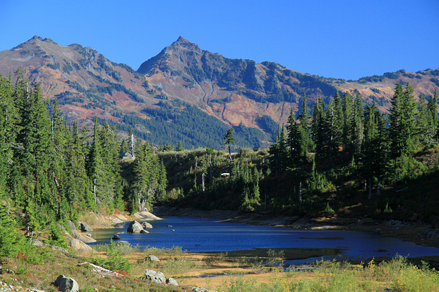 Looking North from Lower Bagley Lake Looking North from Lower Bagley Lake