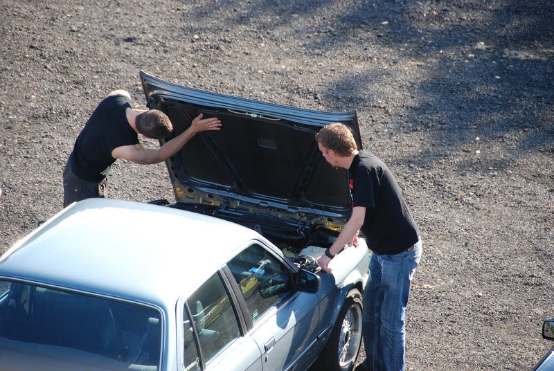 A weekend in the Eifel (Germany): Boys and their car