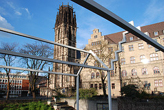 Duisburg church and city hall