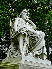 sarah siddons statue, st.mary paddington green, london