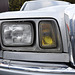 American headlights on a Mercedes-Benz