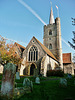 st.nicholas church, ash by sandwich