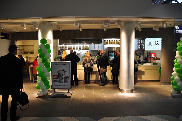 New pasta cafe in Leiden central station
