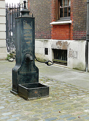 st.faith's parish pump, st.paul's churchyard, london