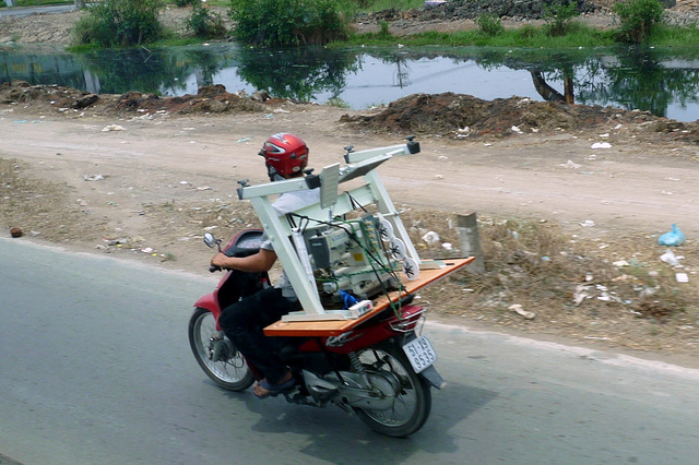 Sewing Machine in Transit