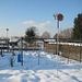 Der Schrebergarten im Winter