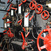 Controls on a steam engine