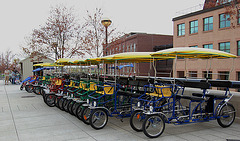 Bikes waiting for Riders