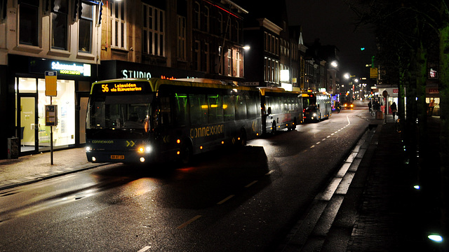 Buses by night