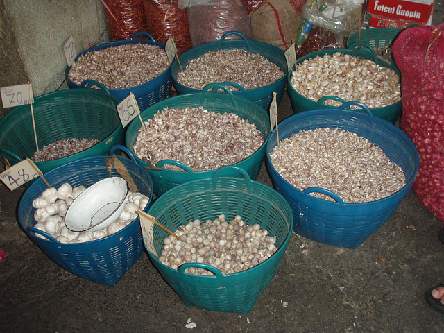 garlic stand