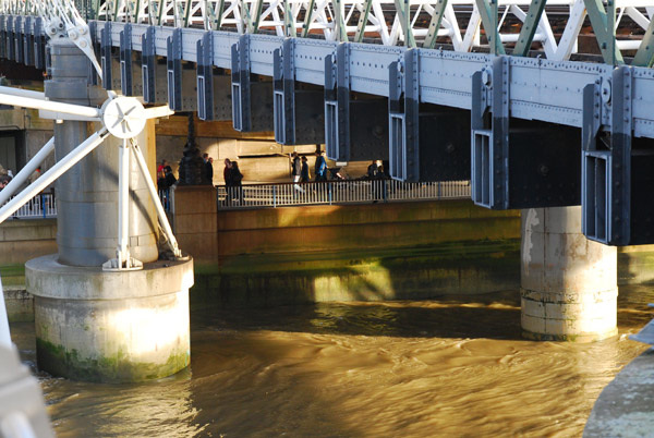 Under Hungerford Bridge