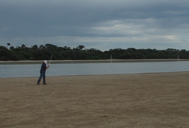 golf practice at Shallow Inlet