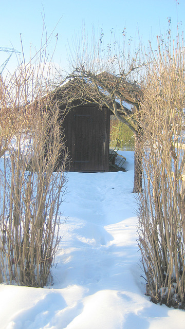 Der Eingang zum Garten