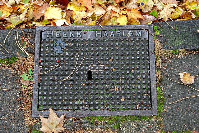 Drain cover of Heenk IJzerwaren of Haarlem (NL)