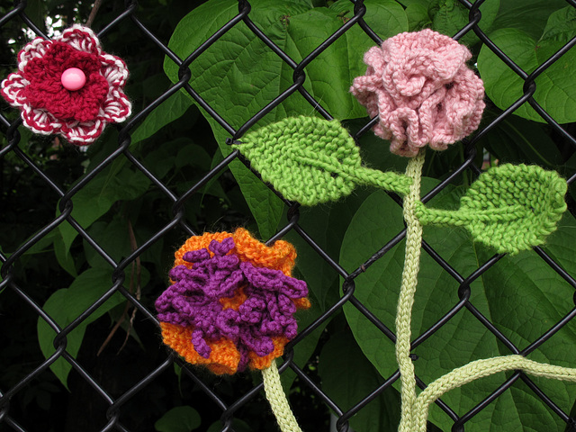 Yarnbomb Flowers 6