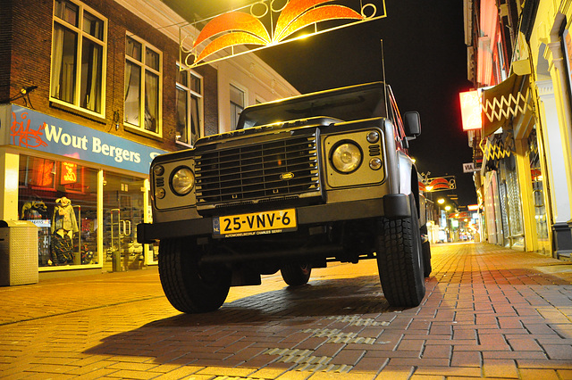 2008 Land Rover Defender 90 in the Haarlemmerstraat