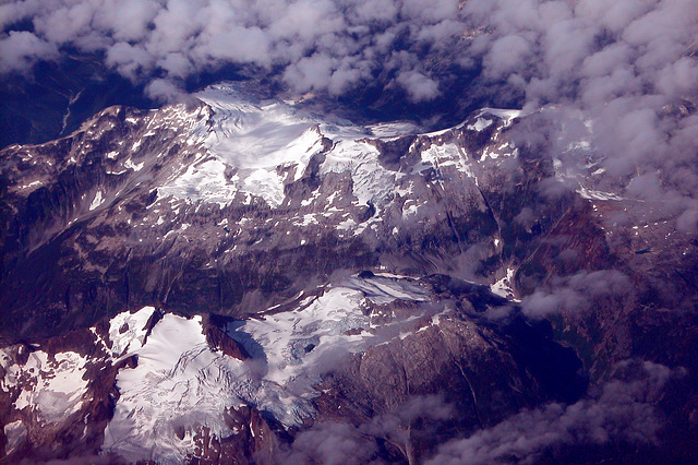 Canada from the plane from Frankfurt to Portland