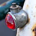 Rear light of a bicycle with State hall-mark
