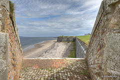 View along the ramparts