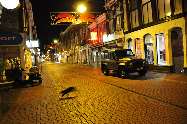 2008 Land Rover Defender 90 in the Haarlemmerstraat