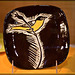 Julia Abbott Janeway: Yellow Bird on Black Plate