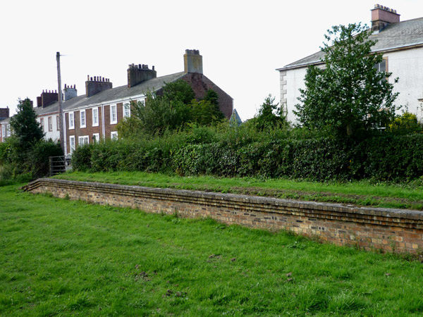 Remains of railway platform, Port Carlisle