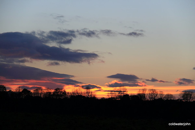 This evening's sunset over the pond 5190052672 o