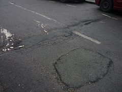 Bickerton Rd pothole