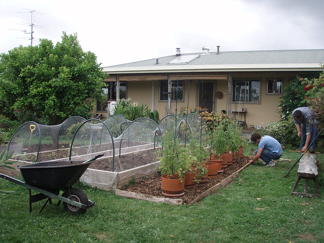 new garden section