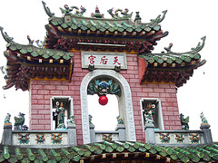 Top of Gate of the Thien Hau Temple