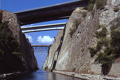 Bridges over the Corinth Canal
