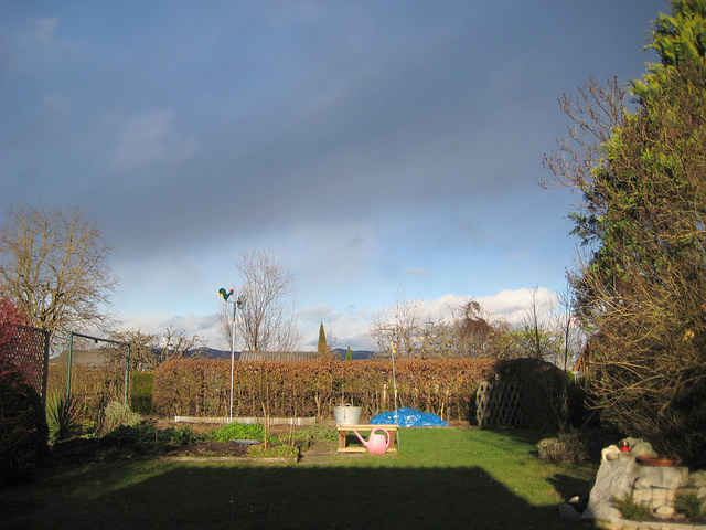 Föhnstimmung im Garten