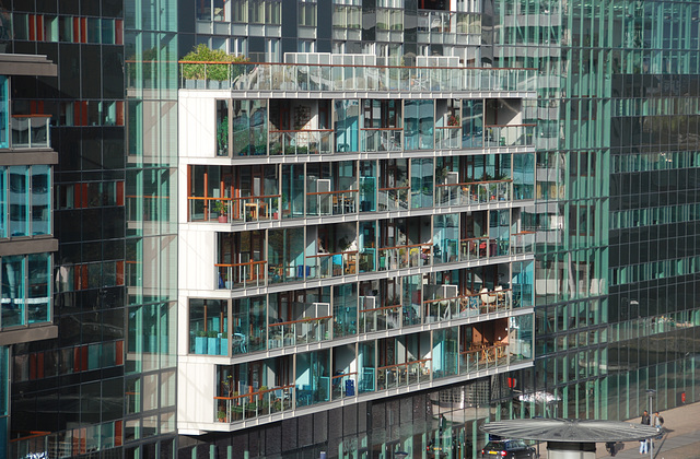 I had a study day at the Hague Polytechnic: view from the Polytechnic building