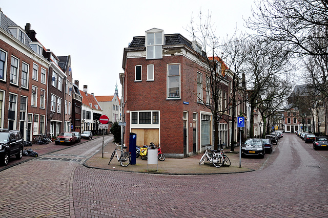 Streets in the old part of Leiden