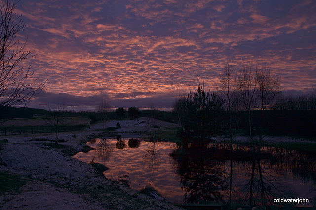 This evening's skies...