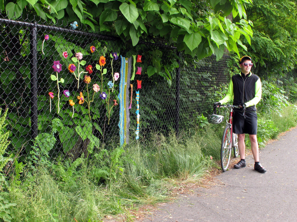 Unidentified Biker/Yarnbomber