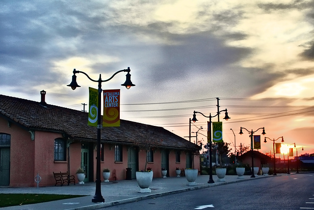 Petaluma Arts Center At Sunrise