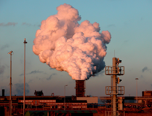 Steel works Corus in IJmuiden (NL)