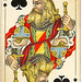 Dutch playing cards from 1920-1927: King of Spades