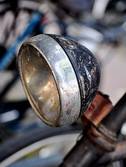 Philips headlight on the 1940 Fongers bike