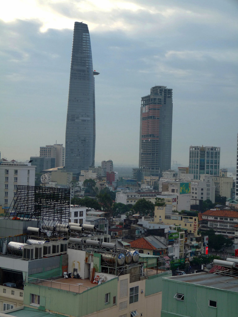 Ho Chi Minh City from the Golden Central Hotel Restaurant