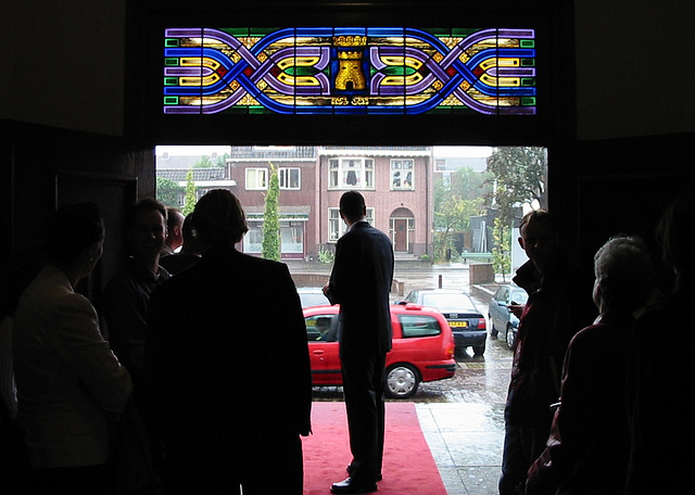 inside entrance to town hall