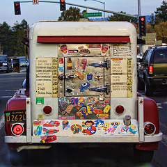 The Ice Cream Man's Truck