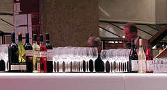 Wine bar at De Doelen theater in Rotterdam, the Netherlands