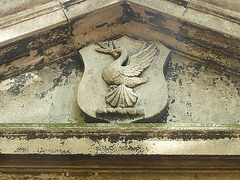 brompton cemetery, london,detail of mausoleum of taylor leyland , mid c19