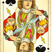 Dutch playing cards from 1920-1927: Queen of Spades