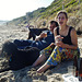 beach picnic with Marie & Denis