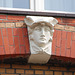 Hermes on a building in The Hague